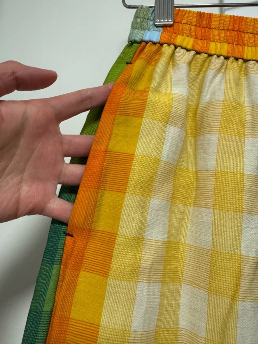 Revolve Two-Piece Plaid Set - Picture 6 of 9